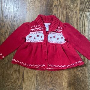 Janie and Jack Vintage Christmas Sweater